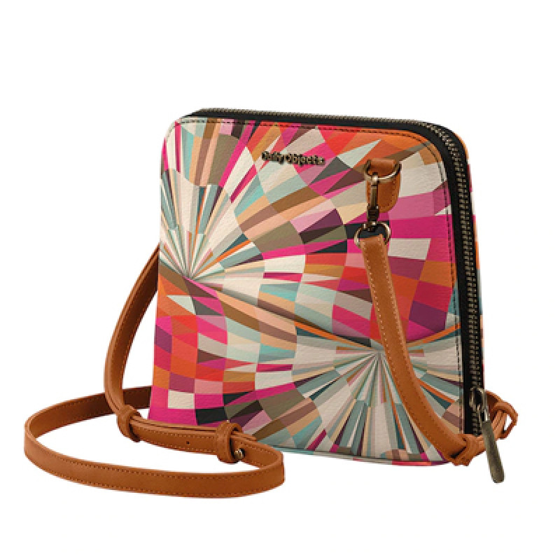 Multicoloured Printed Sling Bag