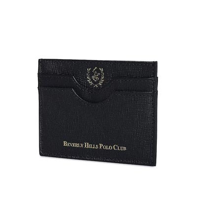 Men Textured PU Card Holder