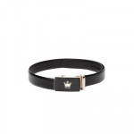 Men Black Leather Belt